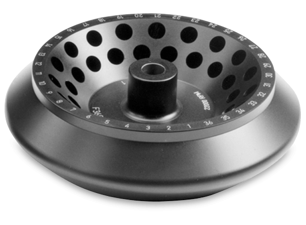 364600_F3602 Fixed-Angle Aluminum Rotor 36 x 2 mL, 22,000 rpm, 47,618 x g
