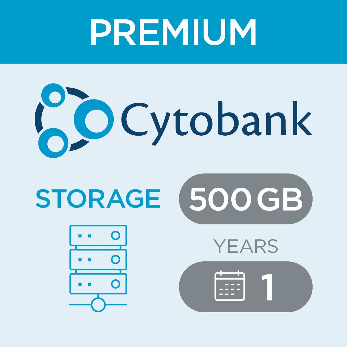 C47419_Cytobank Storage per 500 Gb for Premium, 1-year