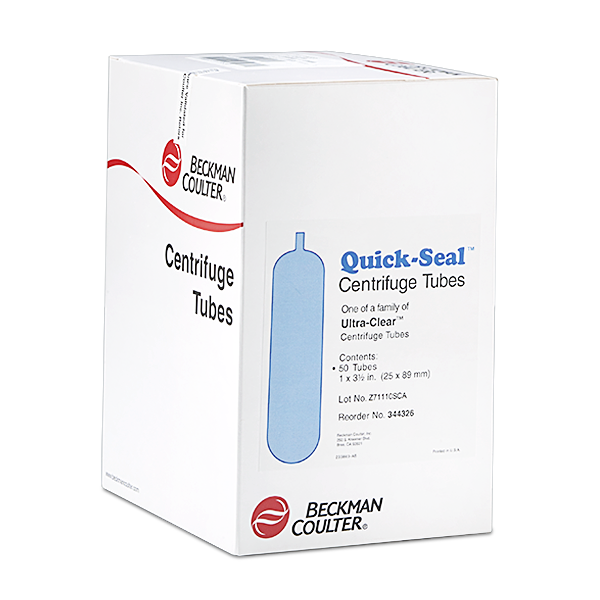 344326-38.5 mL Quick-Seal®  Ultra-Clear Tube, 25 x 89mm - 50Pk_1